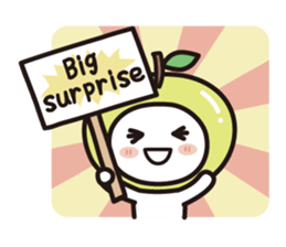 colorful and lovely apples(English) sticker #7099857