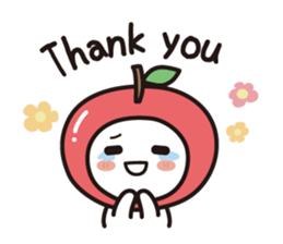 colorful and lovely apples(English) sticker #7099858