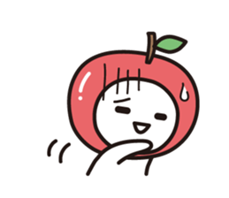 colorful and lovely apples(English) sticker #7099859
