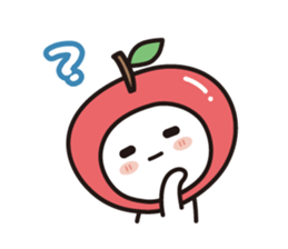 colorful and lovely apples(English) sticker #7099862