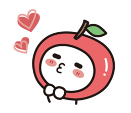 colorful and lovely apples(English) sticker #7099864