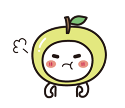 colorful and lovely apples(English) sticker #7099867