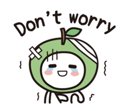 colorful and lovely apples(English) sticker #7099868