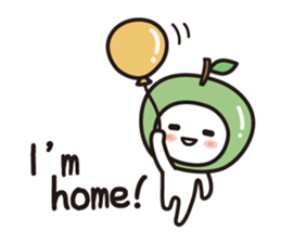 colorful and lovely apples(English) sticker #7099873