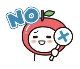 colorful and lovely apples(English) sticker #7099875