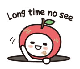 colorful and lovely apples(English) sticker #7099878