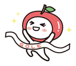 colorful and lovely apples(English) sticker #7099879