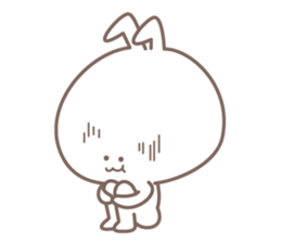 Bouncing Bunny Mosshiro! sticker #7100251