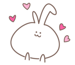 Bouncing Bunny Mosshiro! sticker #7100267