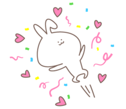 Bouncing Bunny Mosshiro! sticker #7100268