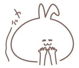 Bouncing Bunny Mosshiro! sticker #7100275