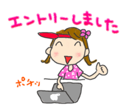 Smile!Enjoy!Running! sticker #7100329