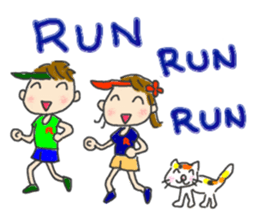 Smile!Enjoy!Running! sticker #7100342