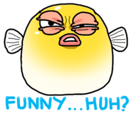 Yellow boxfish sticker #7100613