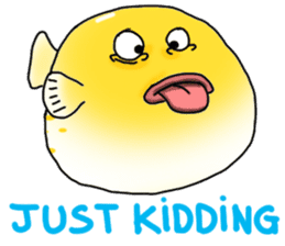 Yellow boxfish sticker #7100627