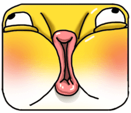 Yellow boxfish sticker #7100631