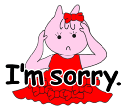 English cute Sticker.  MISTY sticker #7100948