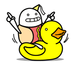 Hot Dog Man : Party sticker #7101442