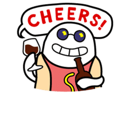 Hot Dog Man : Party sticker #7101445