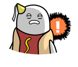Hot Dog Man : Party sticker #7101453