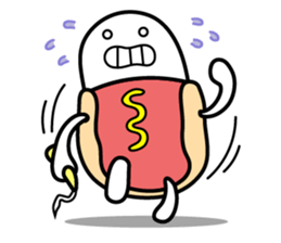 Hot Dog Man : Party sticker #7101456