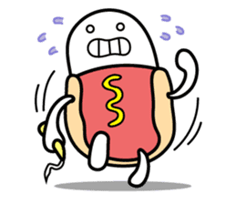 Hot Dog Man : Party sticker #7101456