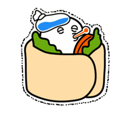 Hot Dog Man : Party sticker #7101459