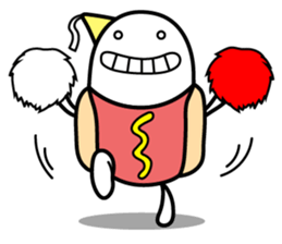 Hot Dog Man : Party sticker #7101462