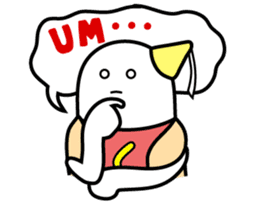 Hot Dog Man : Party sticker #7101463