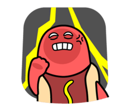 Hot Dog Man : Party sticker #7101468