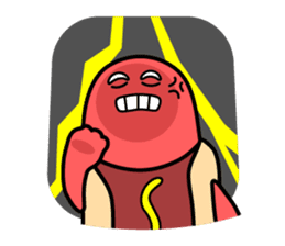 Hot Dog Man : Party sticker #7101468