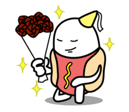 Hot Dog Man : Party sticker #7101474
