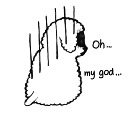 Lovely Bichon frize Dog Pero Sticker sticker #7102367