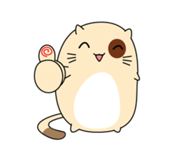 Caramel : The fun cat sticker #7102565