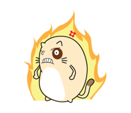 Caramel : The fun cat sticker #7102576