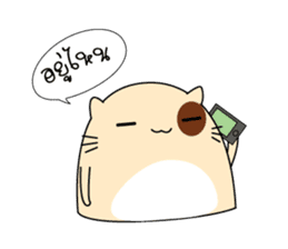 Caramel : The fun cat sticker #7102589