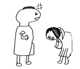 The cute children sticker #7102725