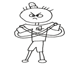 The cute children sticker #7102729