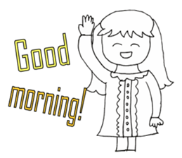 The cute children sticker #7102733