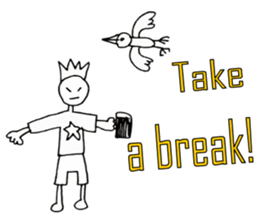 The cute children sticker #7102734