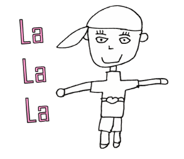 The cute children sticker #7102735