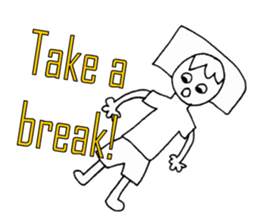 The cute children sticker #7102745