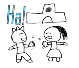 The cute children sticker #7102747