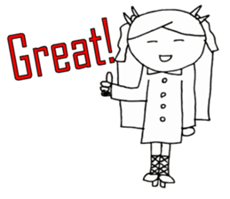 The cute children sticker #7102750