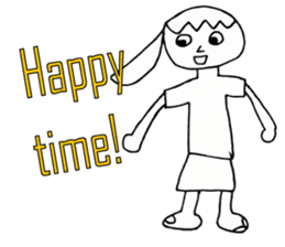 The cute children sticker #7102757