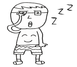 The cute children sticker #7102758