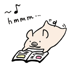 little pig Buhii (English) sticker #7103198