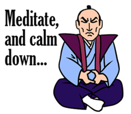 Cool Healthy  Samurai sticker #7103503