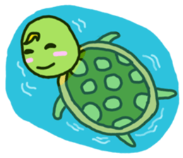 Pretty Little Turtle sticker #7103601