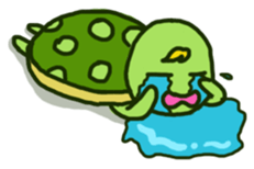 Pretty Little Turtle sticker #7103610